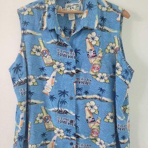 Vintage Big Dogs Sleeveless Shirt "It's 5:00 Somewhere"